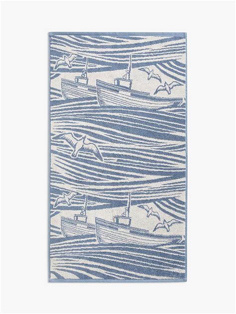 Mini Moderns Whitby Bath Towel Washed Denim