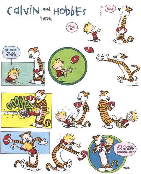 Calvin And Hobbes Playing Football Wordblog