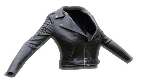 3d Womens Leather Jacket Turbosquid 1812528