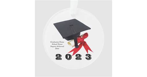 Class Of 2023 Graduation Day By Janz Ornament Zazzle