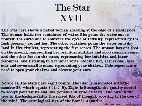 It is used in game playing as well as in divination. The Star tarot card meaning. | Tarot tips, Star tarot, Tarot card meanings