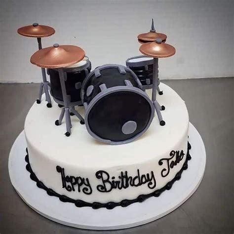 Drum Set Birthday Cake Drum Cake Cake Drum Birthday Cakes