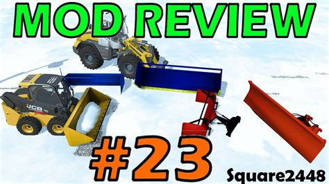 Farming Simulator 2017 Mod Review 23 Snow Plow Pack Youtube