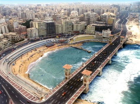 An Aerial View Of Alexandria Egypt