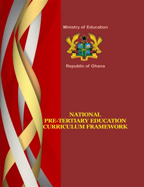 National Pre Tertiary Education Curriculum Framework Final