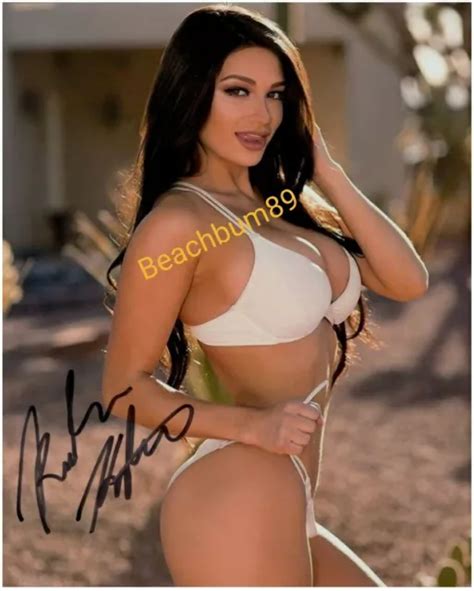 TOTALLY SEXY FITNESS Bikini Model REBECCA KARALASH Signed 8x10
