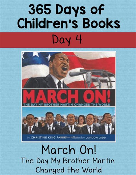 March On The Day My Brother Martin Changed The World Childrens Book
