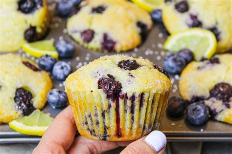 Lemon Blueberry Muffins With Yogurt Easy Healthy Recipe