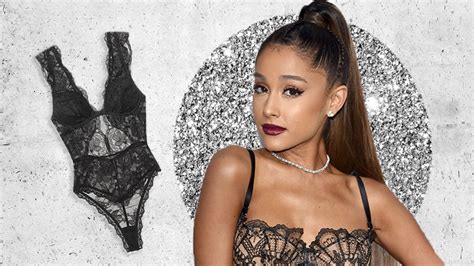 Ariana Grande 34 35 Music Video Lingerie Shop Her Exact Lace Teddy Stylecaster