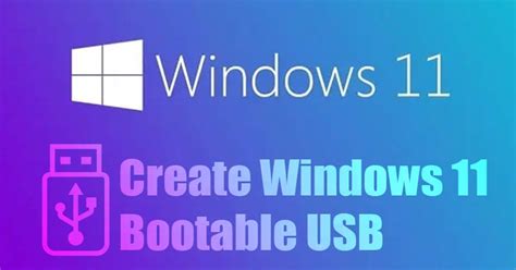 How To Create Windows 11 Bootable Usb Drive Full Guide Technority