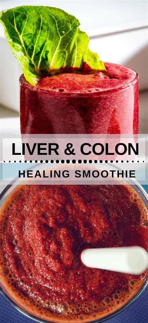 Liver And Colon Healing Smoothie Healthy Taste Liver Detox Smoothie