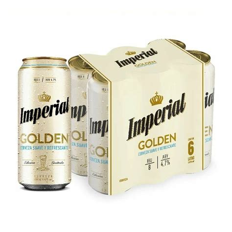 Cerveza Imperial Golden X 473cc X 6