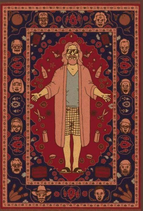 Big Lebowski Rug The Dude Rug The Dude T Rugs For Living Etsy