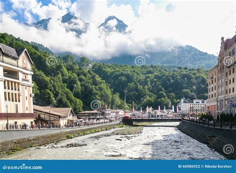 Ski Resort Sochi Russia Editorial Photography Image Of Embankment