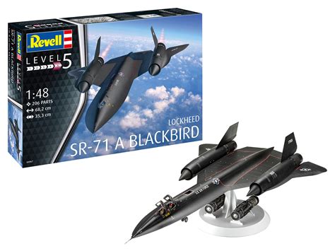 Revell 04967 Lockheed Sr 71 Blackbird 148 Scale Model Kit Buy Online