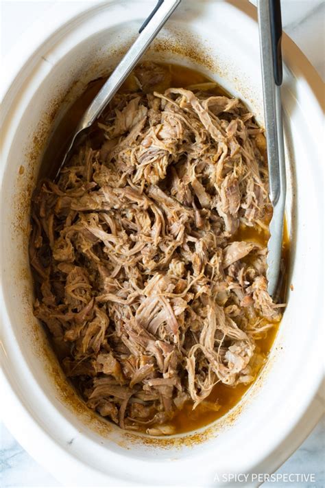 slow cooker smoked pulled pork recipe a spicy perspective