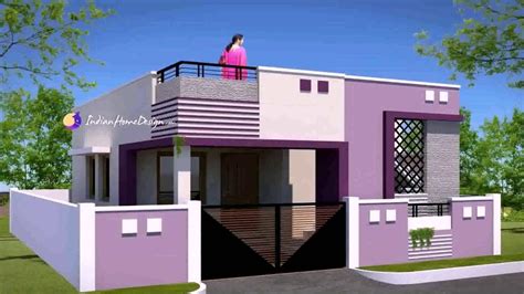 Normal House Front Design Indian Style Youtube
