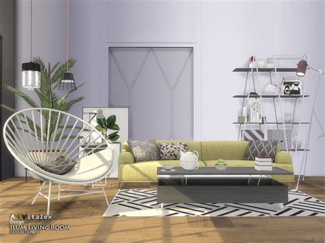 The Sims Resource Ilum Living Room By Artvitalex Sims 4