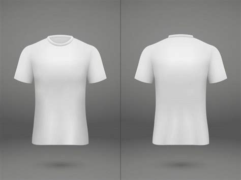 Template White T Shirt