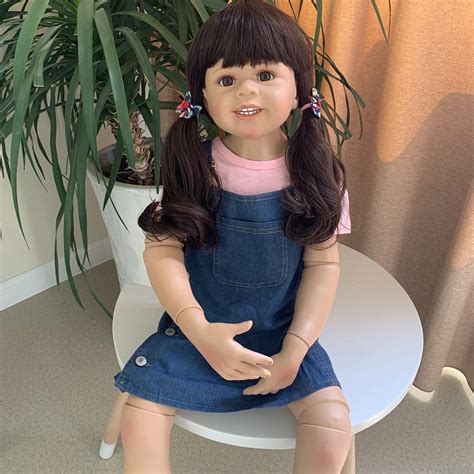 Huge Reborn Toddler Girl Doll 39 Inch Full Body Vinyl Life Like Baby