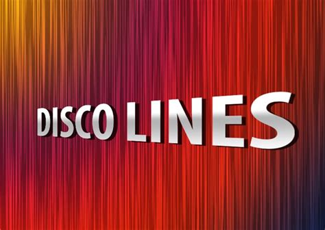Learn How To Create Gorgeous Disco Lines