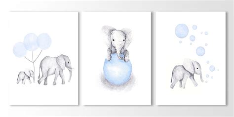 15 The Best Elephant Wall Art For Nursery