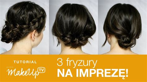 3 proste fryzury na imprezę DIY! (Milena) - YouTube