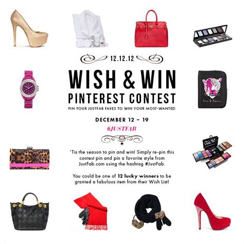 Announcing The 121212 Wish And Win Pinterest Contest Pinterest Contests