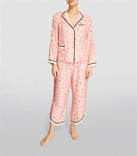 Womens Morgan Lane Pink Mimi Margo Pyjama Set Harrods Uk