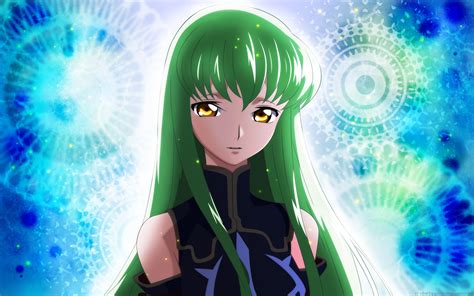 Anime Vampire Girl With Green Hair