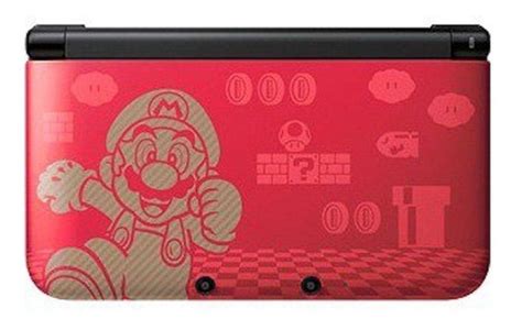 Nintendo 3ds Xl New Super Mario Bros 2 Gold Edition Color Rojo Y Negro