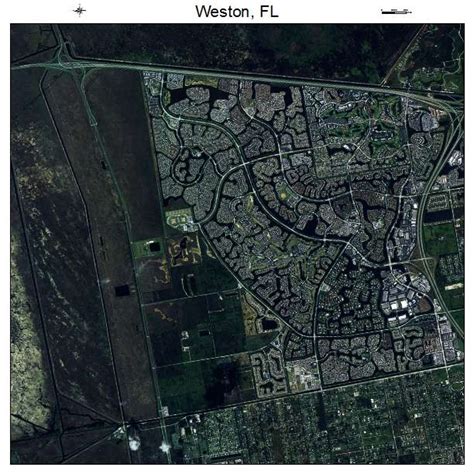 Aerial Photography Map Of Weston Fl Florida