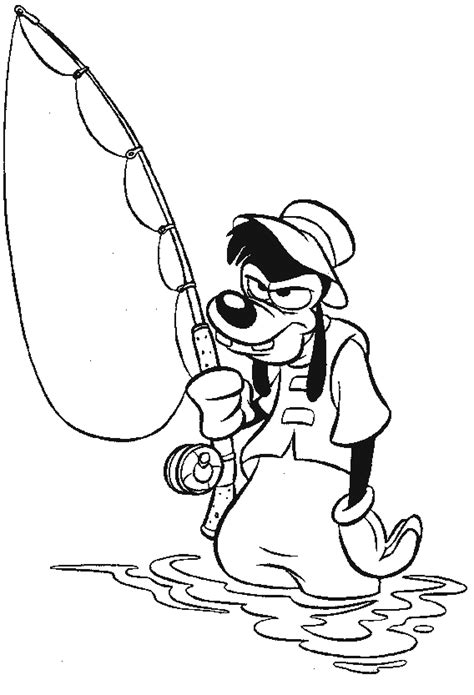 Coloring Page Goofy Coloring Pages 10