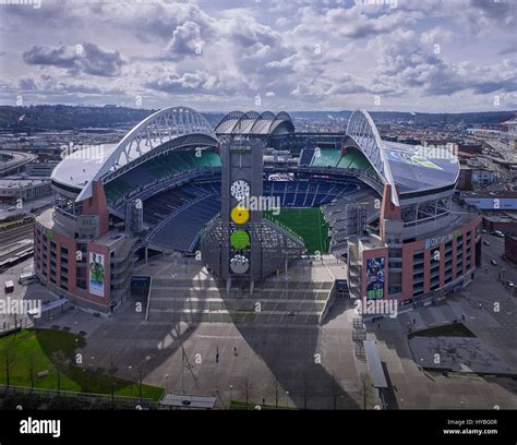 A View Looking South At Centurylink Field Home Of The Nfl Seattle