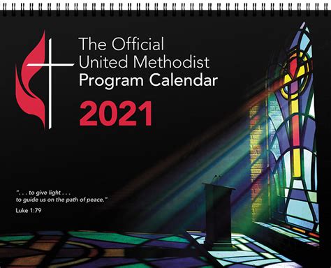The liturgical year begins with the commemoration of biblical events leading to the annunciation and birth of jesus as. United Methodist Church Calendar 2021 | 2022 Calendar