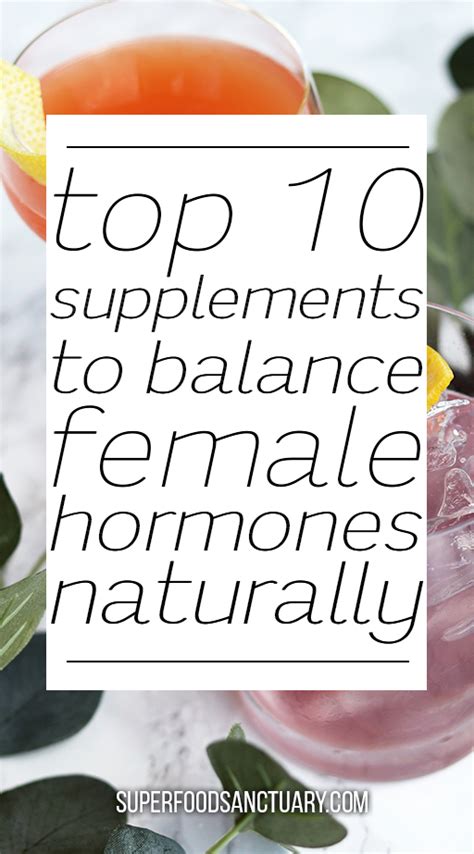 Hormones are produced and released by endocrine glands. Top 10 Natural & Herbal Supplements to Balance Female ...