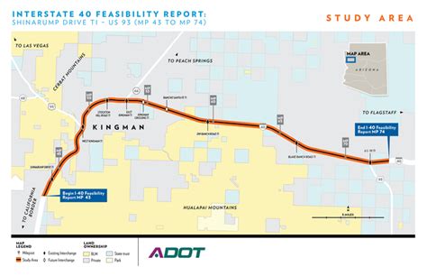 Map Of Us Interstate 40