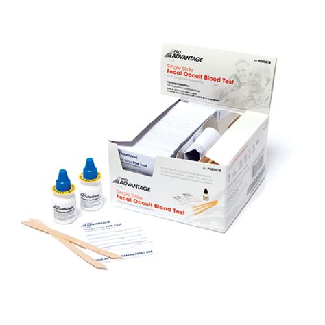 Fecal Occult Blood Stool Test Kit Guaiac Slides — Mountainside