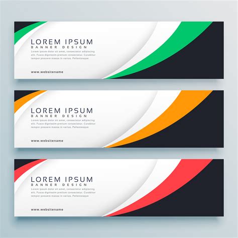 Abstract Web Banner Or Header Design Template Download Free Vector