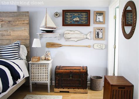 Taking inspiration from pottery barn's nautical themed bedroom, stylenest have rounded up the best nautical inspired. Before & After: Rustic Nautical Master Bedroom Makeover ...