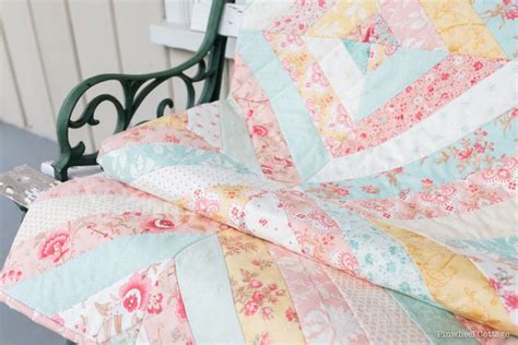 Printemps Quilt Three Sisters Quilt Jelly Roll Quilt Quilt With