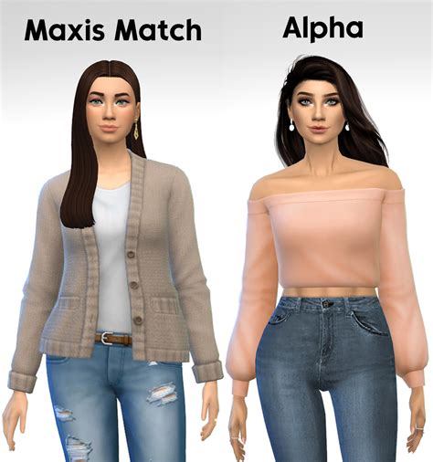 Ts4 Maxis Match Tumblr With Images Sims 4 Mm Cc Maxis Match Sims 4 Mm