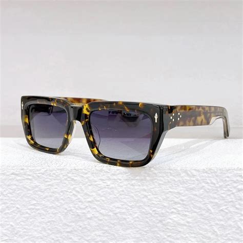 Jmm Walker Acetate Square Sunglasses Men Top Quality Brand Designer
