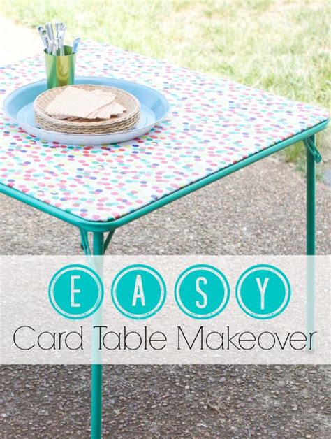 Easy Card Table Makeover Pretty Handy Girl Bloglovin