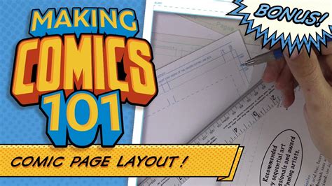 How To Format Your Comic Art Boards Making Comics 101 Bonus Youtube