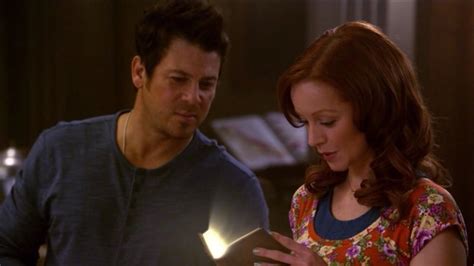Jacob Stone Christian Kane Cassandra Cillian Lindy Booth Screen Cap From The Librarian S And