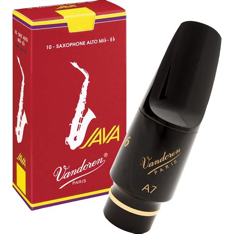 Vandoren V16 Hard Rubber Alto Saxophone Mouthpiece With Half Off Java
