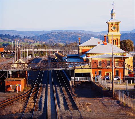 Railway Station Albury Nsw Australia Probably An Oft Ph Flickr