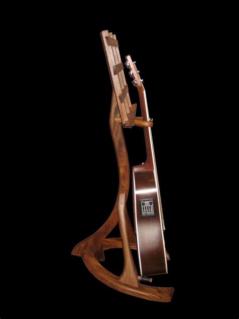 Hand Crafted Custom Guitarmusic Stand By Glerup Woodwork And Design