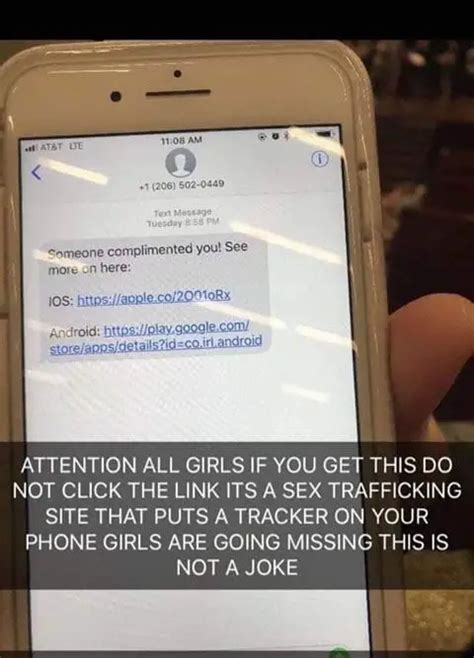 Are Someone Complimented You Text Messages Sex Trafficking Scams Fact Check
